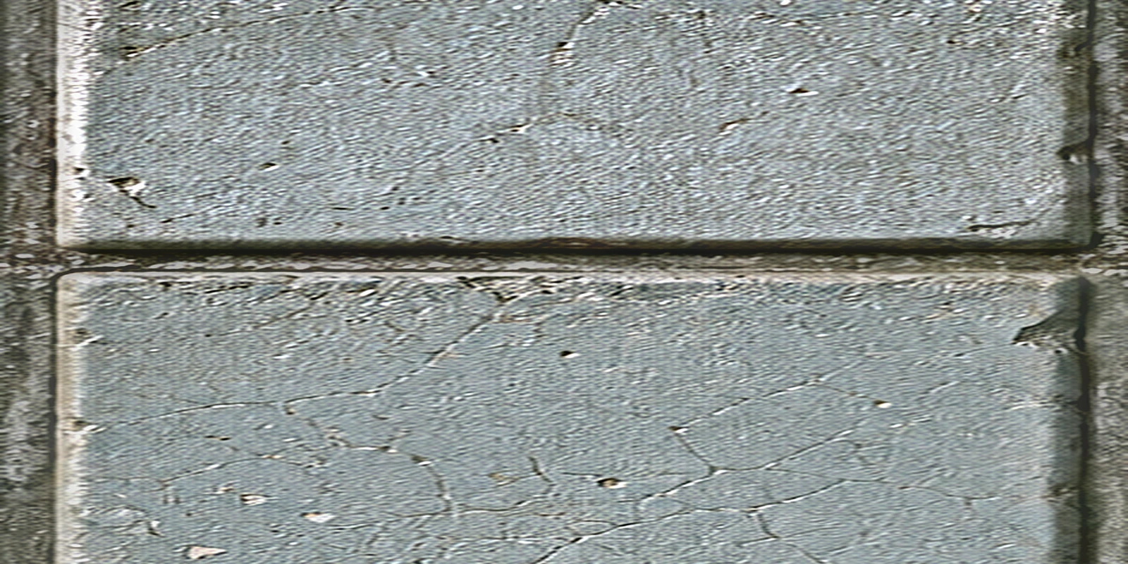 Remastered WallTile 01 panel with cracks, chips, and surface grain