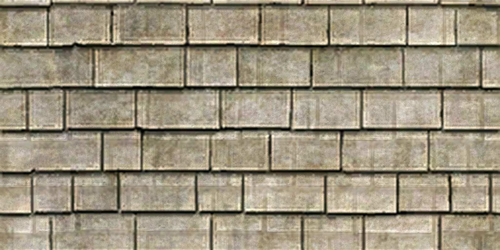 Remastered RoofStone 02 shingles with edge wear and stone grain