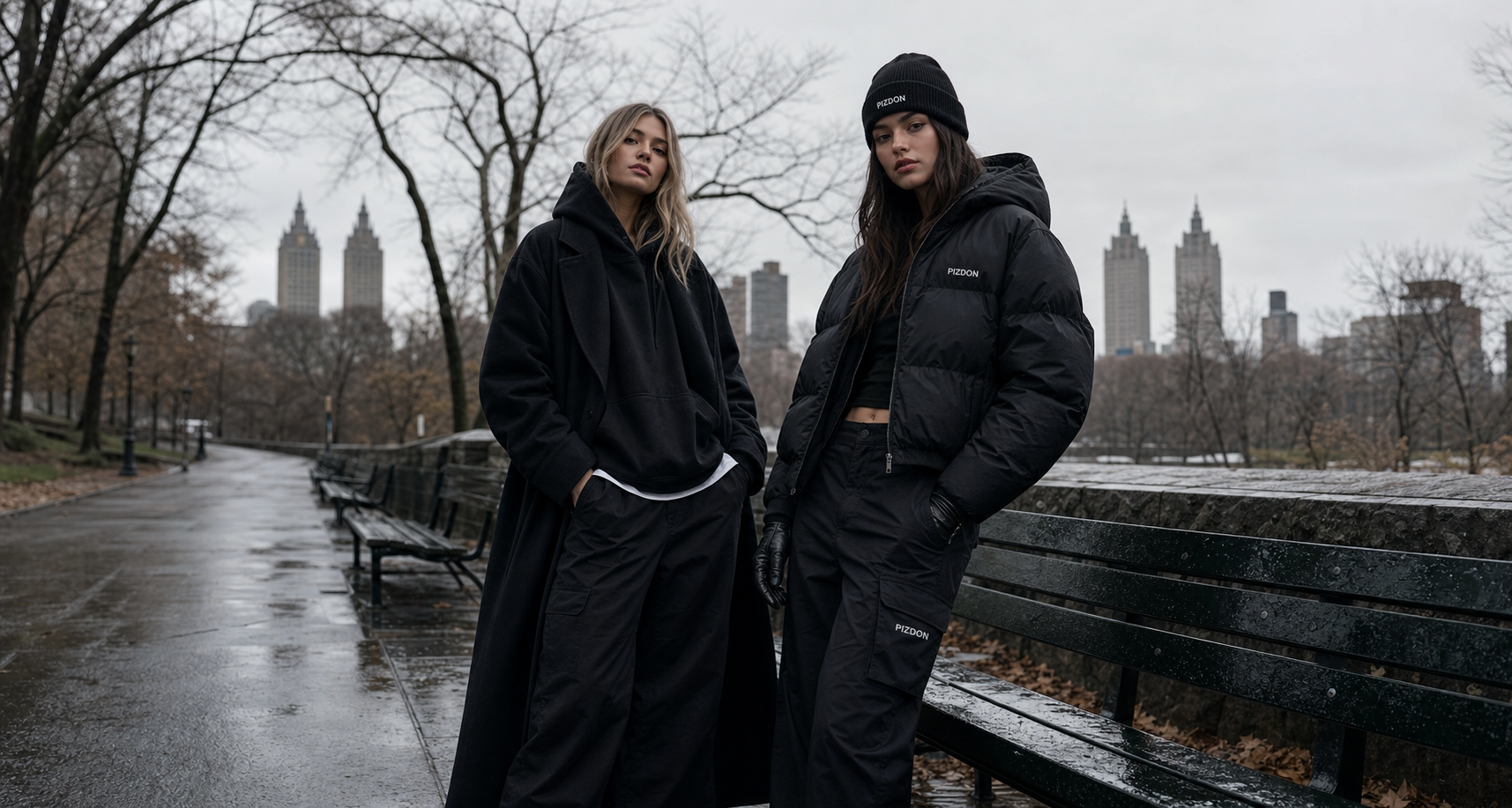 PIZDON Central Park model campaign